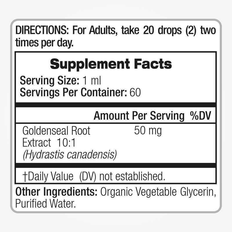 [Australia] - FITO MEDIC'S Lab - Goldenseal, for Respiratory System Support, Ultra high Absorption, pure-goldenseal tincture, Alcohol Free. 
