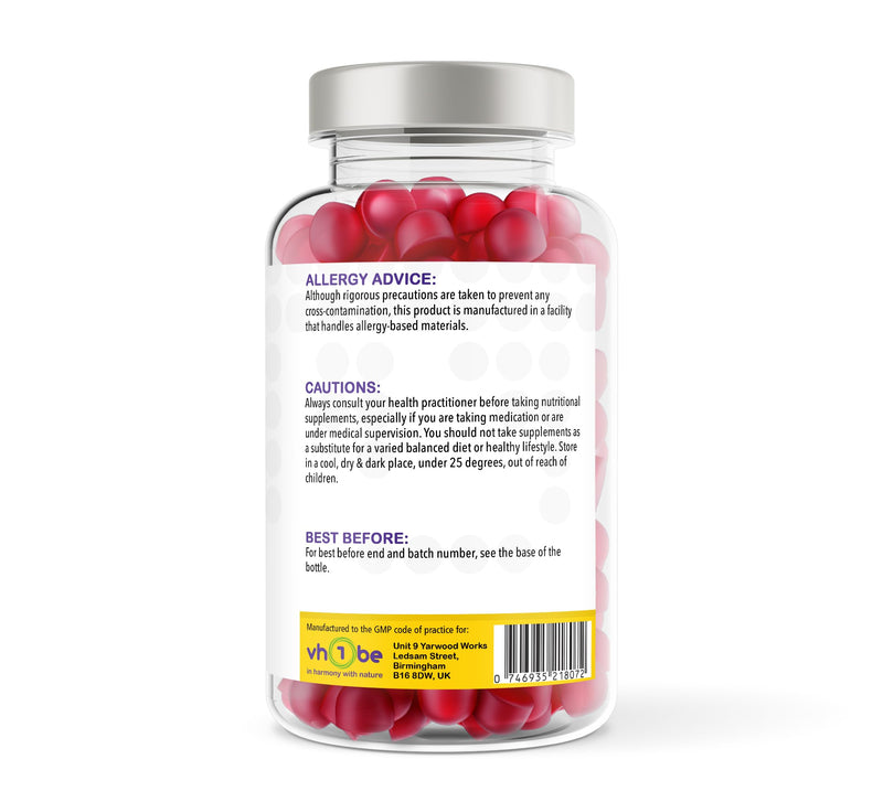 Biotin Gummies 10000mcg Per Serving – 60 High Strength Vitamin B7 for Hair Growth, Skin & Energy Support | Natural Strawberry Flavour Biotin Supplement | Vegan Hair Gummies by vh1be 60 count (Pack of 1)
