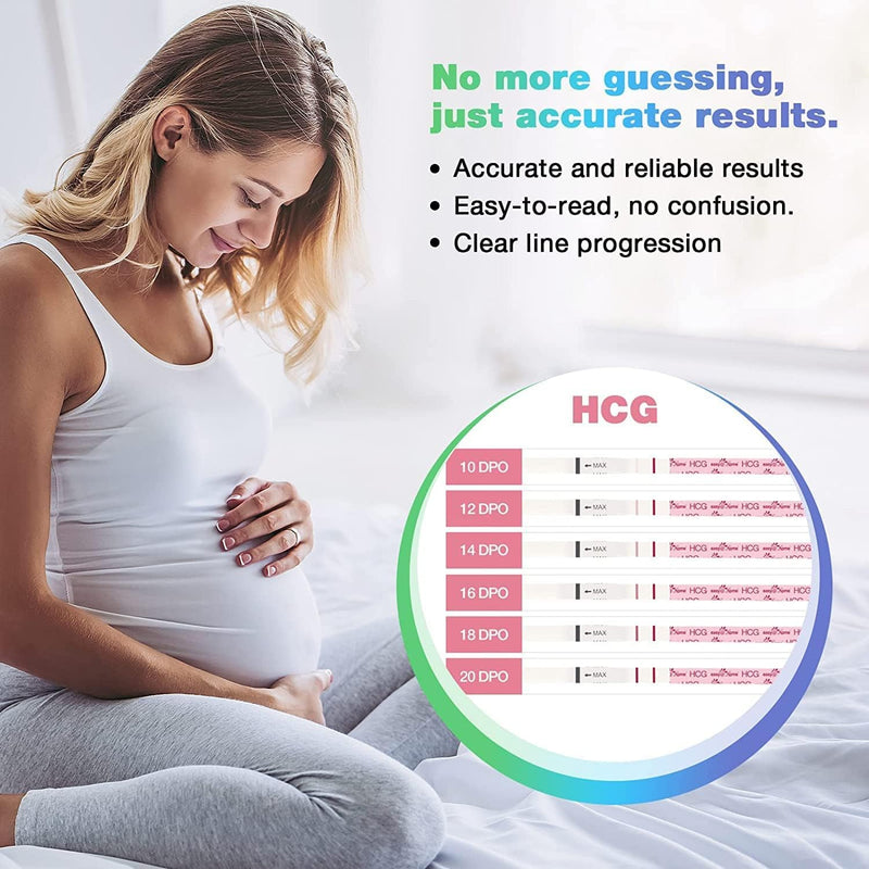 [Australia] - Easy@Home Ovulation & Pregnancy Test Strips Kit: 40 Ovulation Strips and 10 Pregnancy Tests– Accurate Fertility Tracker OPK - Powered by Premom APP | 40LH + 10HCG + 50 Urine Cups 50 Count (Pack of 1) 