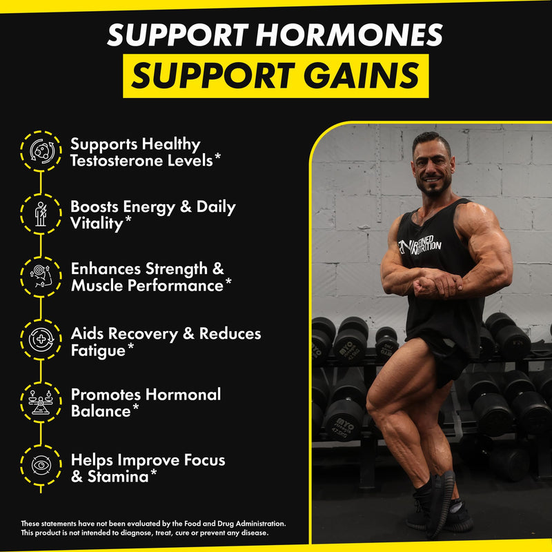Refined Nutrition Men’s Strength & Performance Stack | TESTDRIVE Men’s Performance Formula + Ultra Creatine Monohydrate | Strength, Energy, Power & Recovery Support