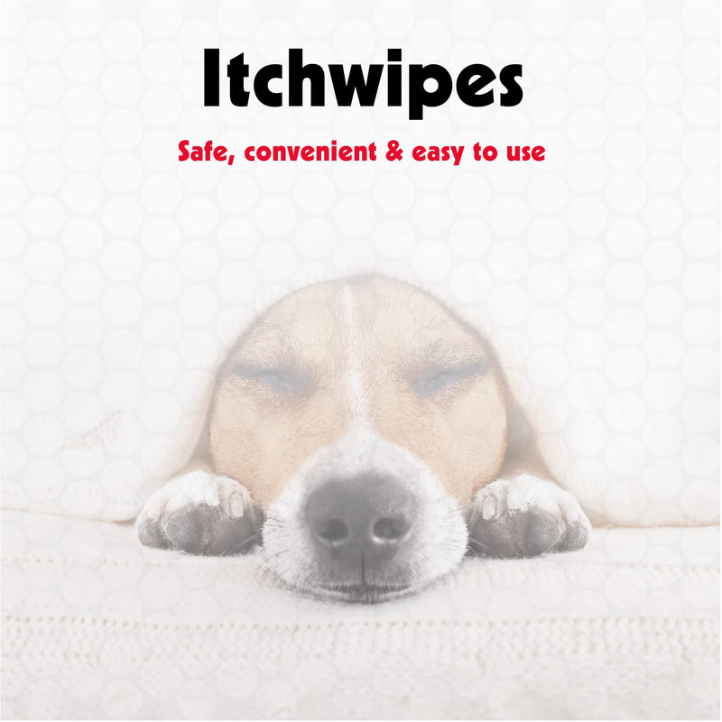 Petkin Anti Itch Wipes for Dogs and Cats - Soothes Hot Spots, Skin Irritations and Scratching - Bitter Taste Stops Licking and Chewing - Super Convenient, Ideal for Home or Travel - 30 Wipes 1 - PawsPlanet Australia
