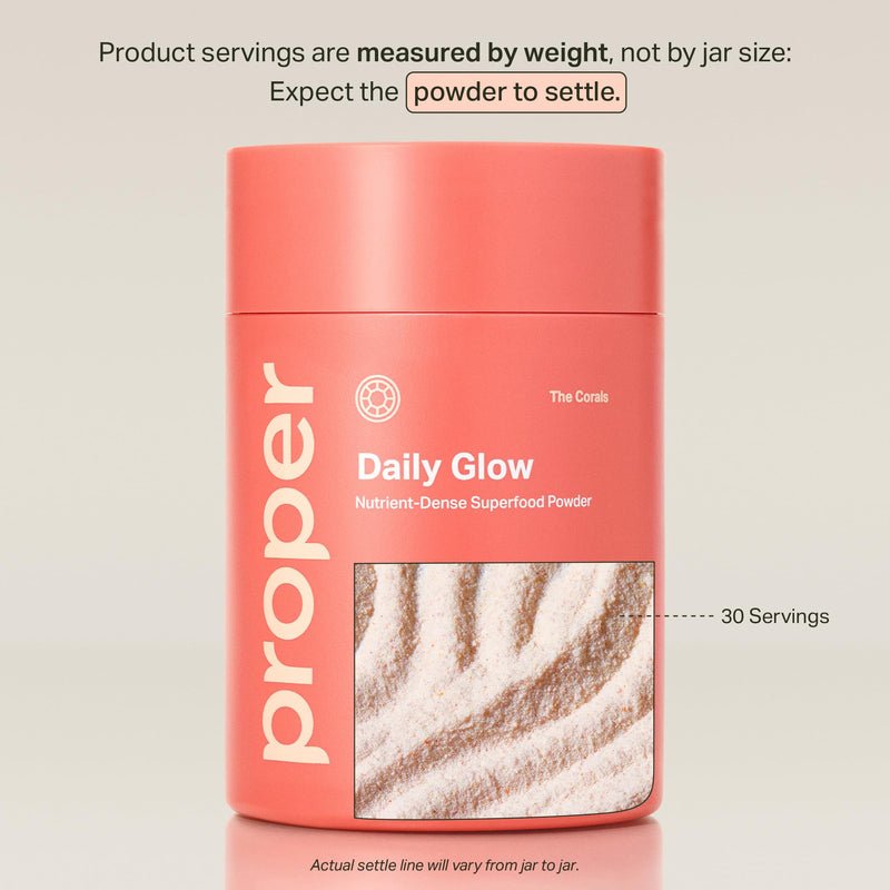 Proper The Corals Beauty Glow - Collagen Peptides Powder with Vitamin C MSM | Beauty Collagen Powder With Collagen Peptides, Hyaluronic Acid, Vitamin C And MSM For Hair Skin Nail Wellness Supplement