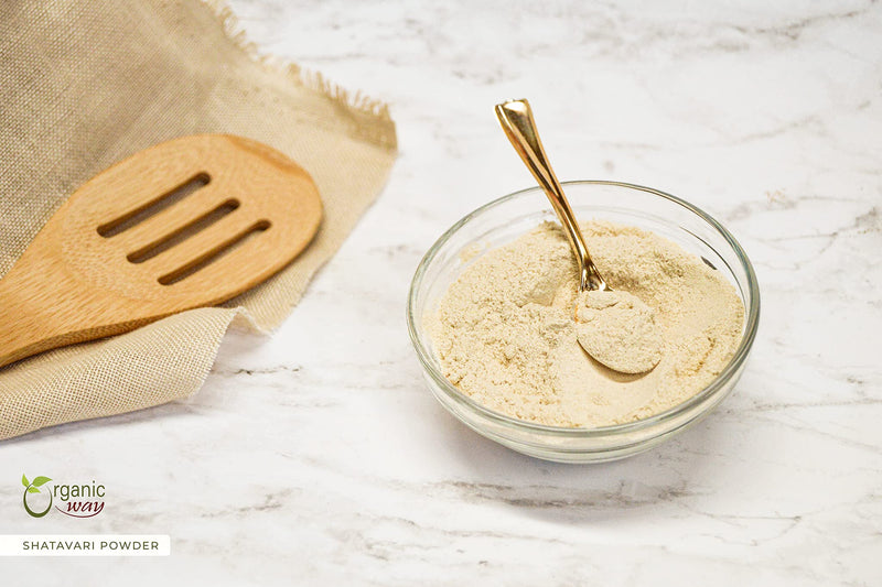 [Australia] - Organic Way Shatavari Powder (Asparagus racemosus) - Kosher & USDA Certified | Vegan, Non-GMO & Gluten Free | Tested for Heavy Metal and Purity | Resealable Bag | 100% Raw from India (1/4LBS / 4Oz) 4 Ounce (Pack of 1) 