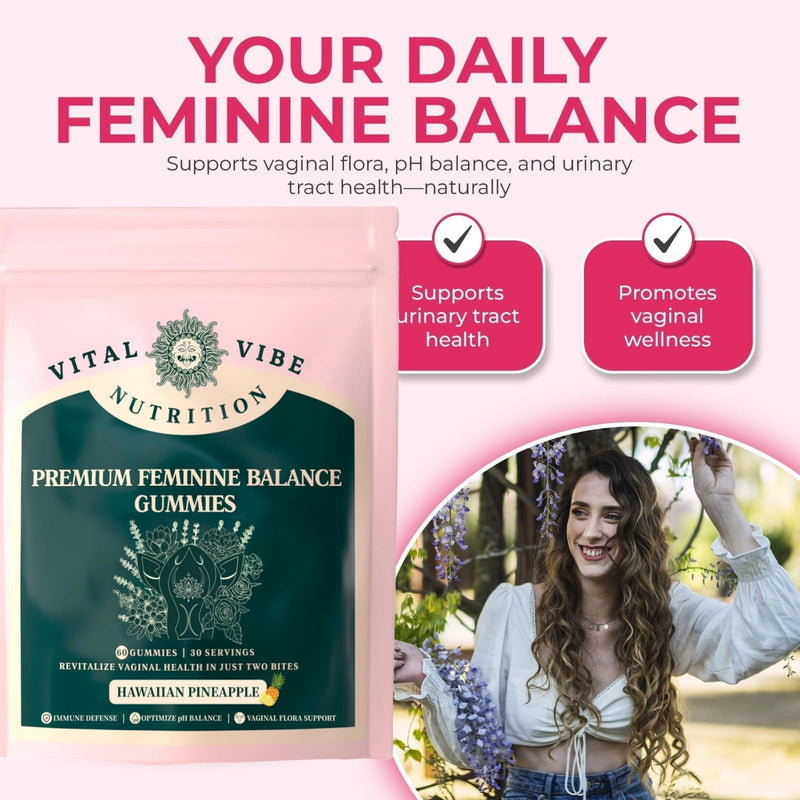 Women Probiotic Gummies for Intimate and Digestive Health - Vaginal Feminine Balance Gummies for Women of All Ages - Immune Support & PH Balance - Hawaiian Pineapple Flavor - Vegan 60pcs