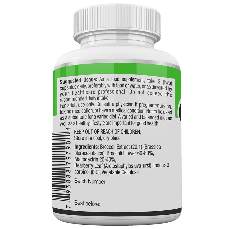 Estro-Halt- Advanced Estrogen Balance Support for Men & Women | Natural Indole-3-Carbinol & Broccoli Extract for Healthy Estrogen Metabolism | Anti-Bloating Support