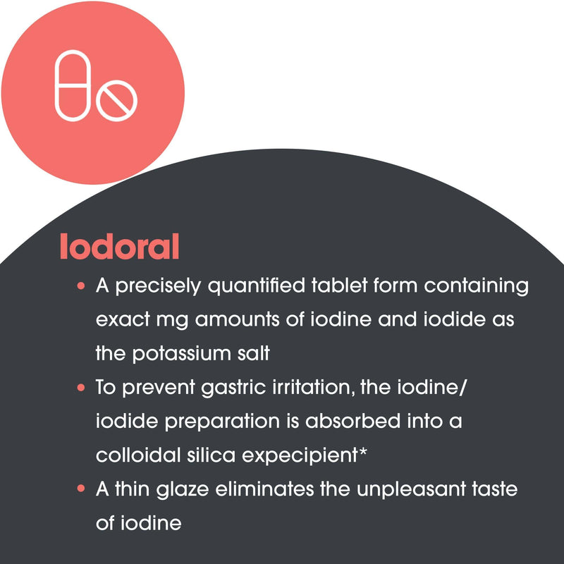 [Australia] - Optimox Iodoral 50 mg Supplement - Potassium Iodide Tablets, Thyroid Support, Daily Vitamins and Minerals, Lugol's Iodine Solution - 30 Count. Unflavored 30 Count (Pack of 1) 