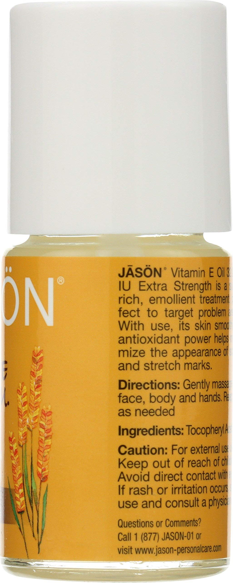 Jason Natural Vitamin E 32,000 IU Extra Strength Skin Oil, Targeted Solution, 1 fl oz 1 Fl Oz (Pack of 1)