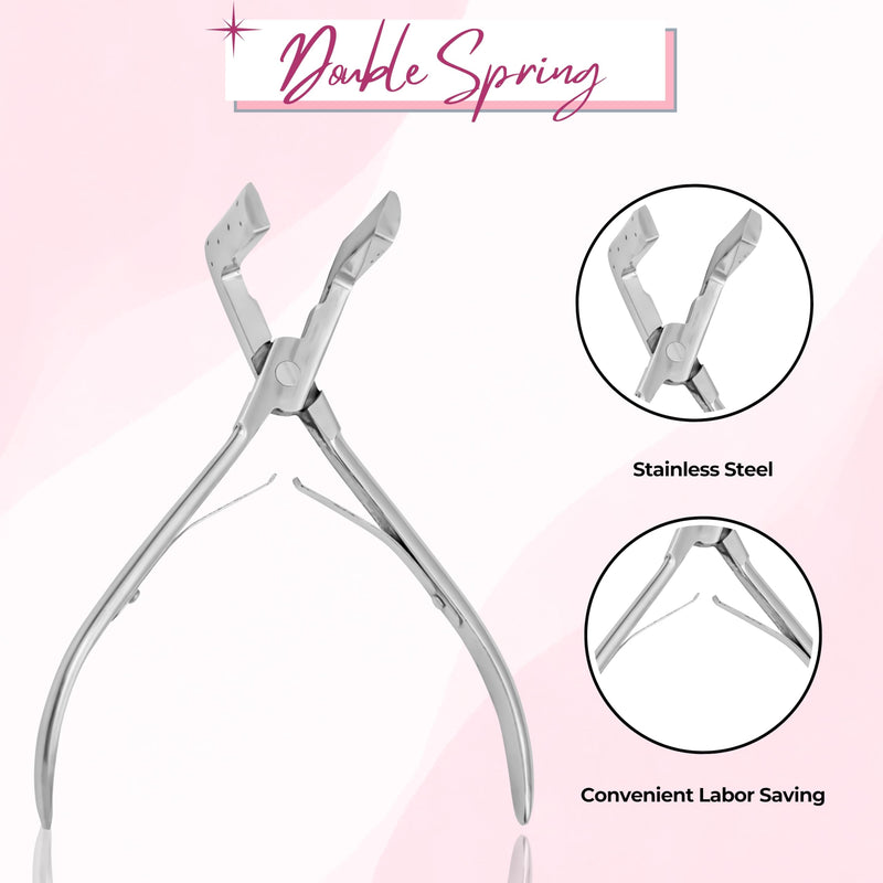 [Australia] - SIVOTE Professional Stainless Steel Tape-In Hair Extension Plier – Silver Clamp Tool for Tape-In Extensions – Hair Extension Clamp Tool with Silicone Pads for Secure Application Tape In Plier S 