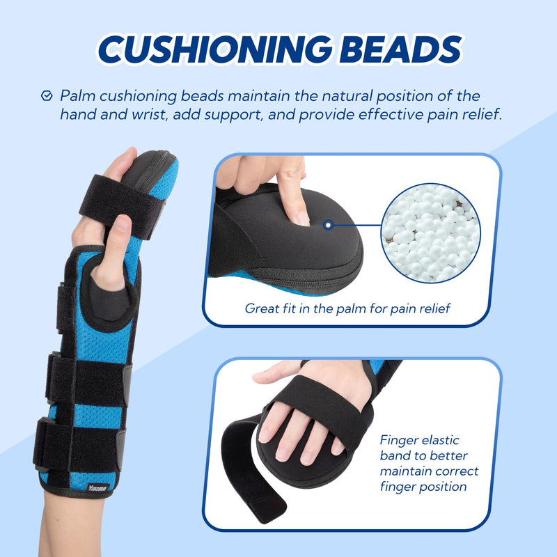 [Australia] - Resting Hand Splint, Stroke Hand Wrist Brace for Carpal Tunnel Wrist Night Support, Pain Relief for Stroke Recovery, Flexion Contractures, Arthritis, Tendonitis, Left Hand, M 