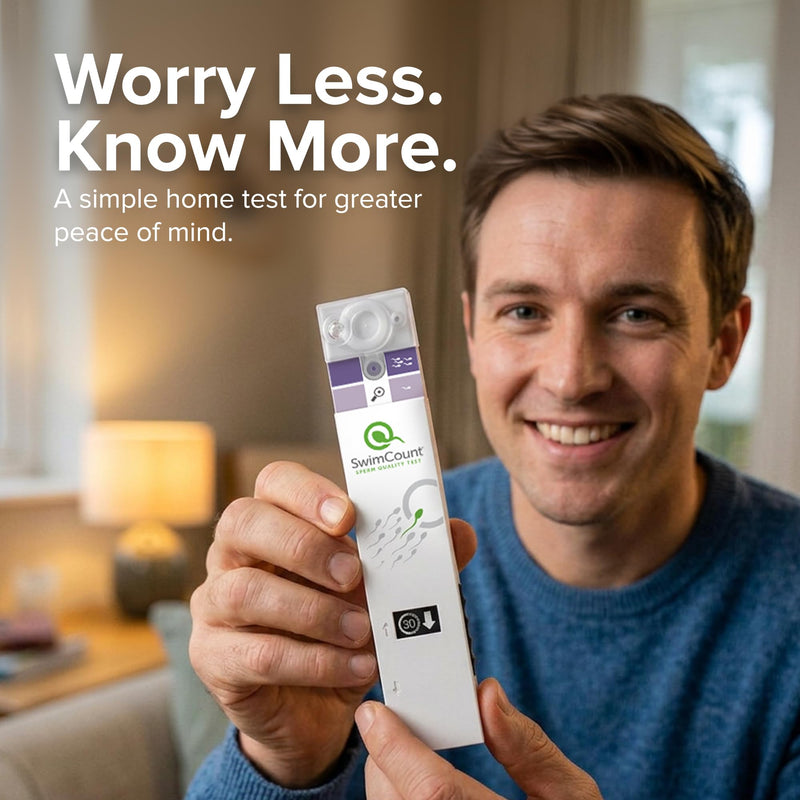 SwimCount Sperm Test – #1 Male Fertility Test for Progressive Motility | Home Fertility Test, Measures progressive motility, not just sperm count, lab-validated, 95.8% sensitivity, FSA/HSA eligible 1 Pack