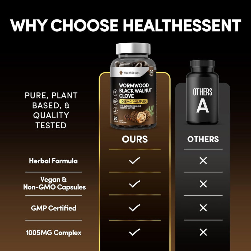 [Australia] - Wormwood, Black Walnut, Clove & Astragalus - ParaGone for Cleanse, Detox, Intestinal & Gut Flora Support - 12 in 1 Complex for Men & Women - Non-GMO, Vegan - Made in USA - 60 Capsules for 2 Months 