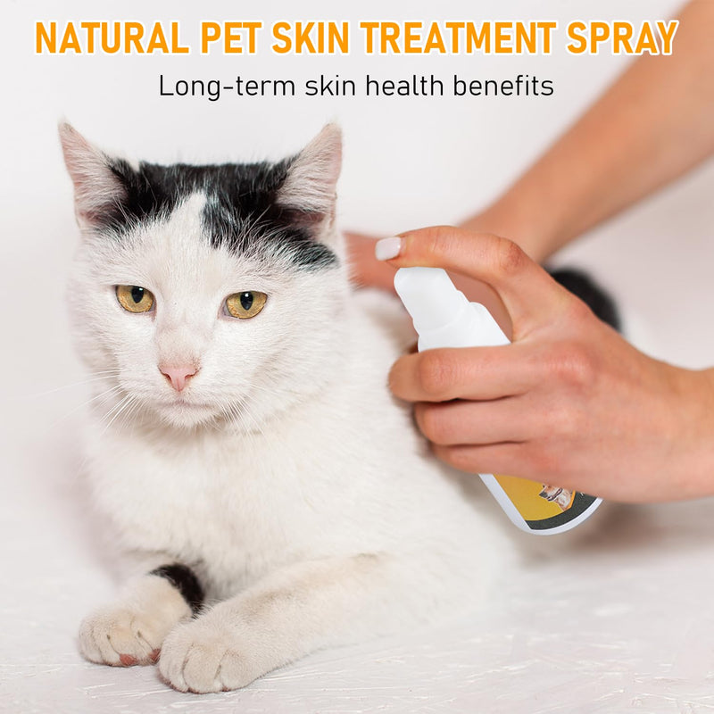 Pet Skin Sprays for Dogs & Cats,Pet Skin Care Spray, Nature Soothing Spray for Clean and Soft Skin, Pet Skin Treatment Spray for All Animals (2Pcs) - PawsPlanet Australia