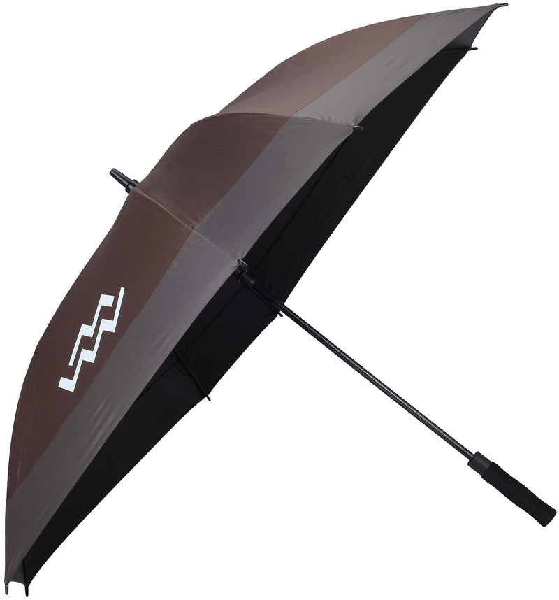 Golf Umbrella 62 Inch - Windproof -Automatic Open - UV Protection- Square Umbrella for Men Women - Umber on Ash - One Size