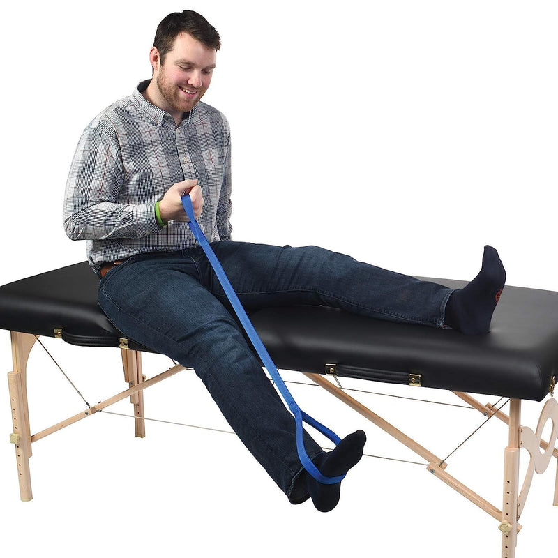 [Australia] - Sammons Preston Soft Flexible Leg Lifter, 34" Long, 2 Pack, Leg Strap with Loops for Hands & Feet, Easy to Use Mobility Aid & Leg Riser for Getting in & Out of Beds, Cars, & Wheelchairs 3 Pack Flexible - 34" 