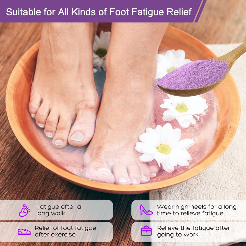 20 Pack Foot Soak Salts kit Epsom Lavender Pedicure Tea Tree Oil | Foot Bath- 20 Pack Bath sea Salts pedicure foot spa soak Products kit 21 oz Tea Tree Oil feet soak Athletes Callus Remover 20PCS SET