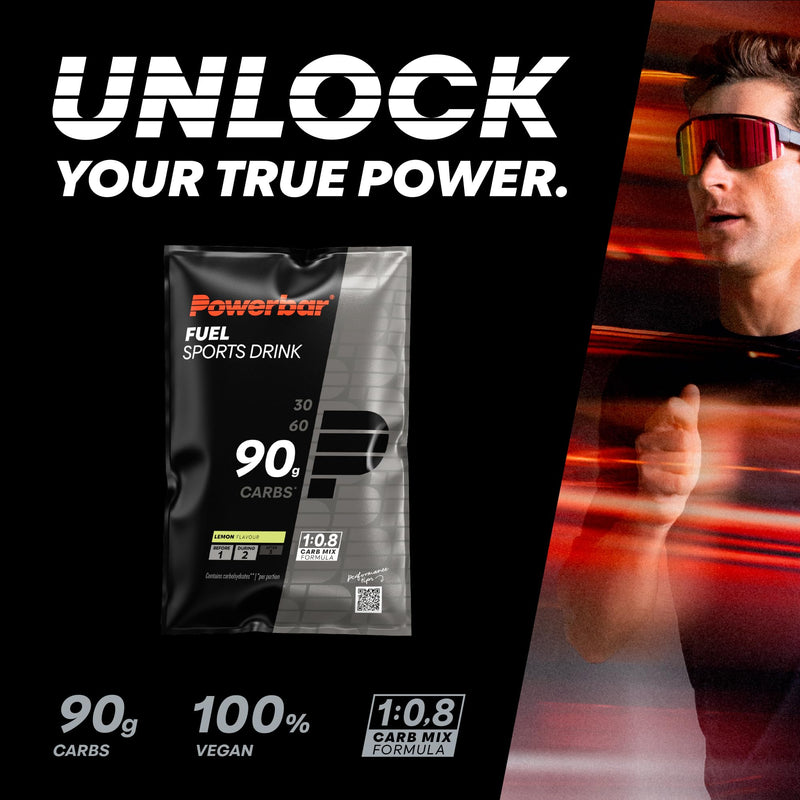 [Australia] - Powerbar - Black Line - Fuel 90 - Lemon - 10x94g - High Carb Sports Drink 