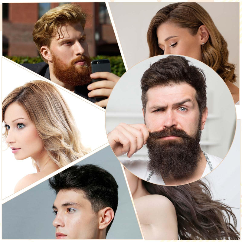 [Australia] - Beard Comb Pack of 4 Foldable Beard Comb Men Foldable Cord Folding Comb, Beard Comb, Pocket Comb, Portable Styling Hair Comb, Daily Care for Styling Hair Beard 