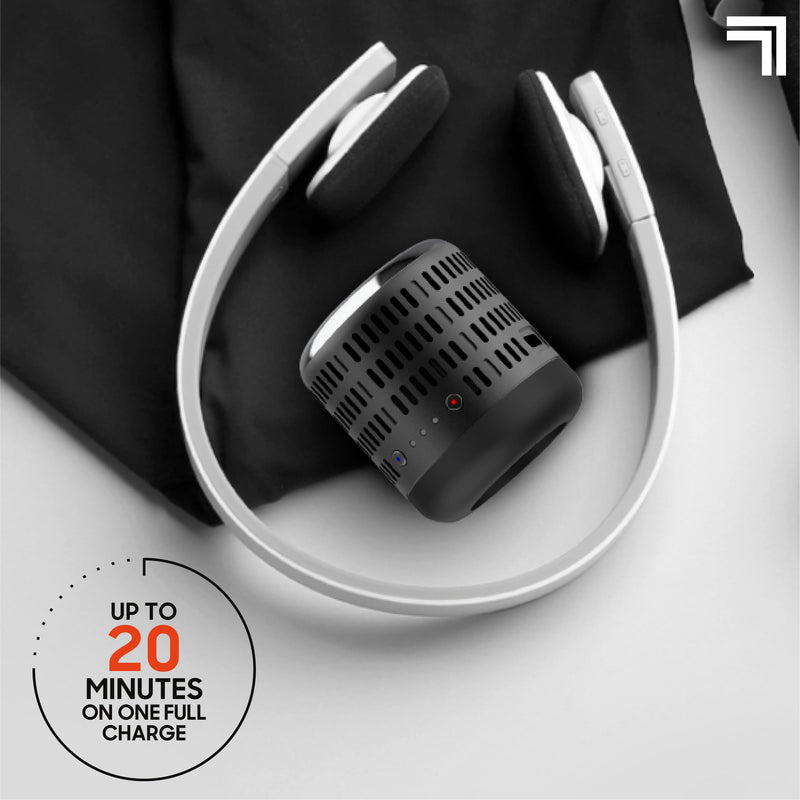 Sharper Image® Powerboost Hot + Cold Dual-Temperature Massage Gun Attachment - Instant Heat & Cold, 6 Temperature Levels, Compatible with Powerboost Massage Guns, Black Black - Hot + Cold