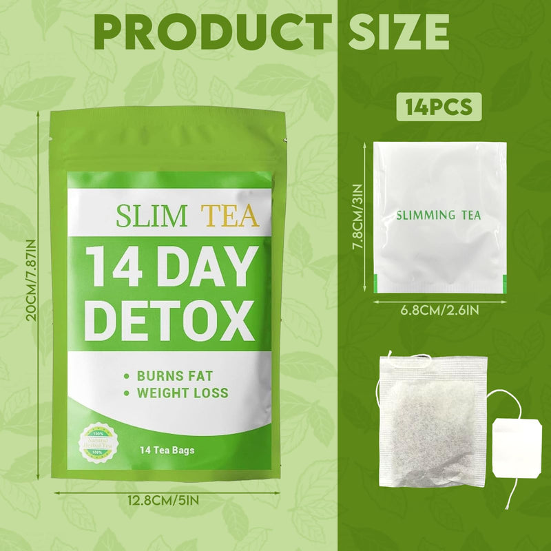 [Australia] - 14 Day Tea For Weight Loss, Detox Cleanse Weight Loss Tea, Detox Tea For Weight Loss, Gentle detoxification and cleansing for weight loss and belly fat 