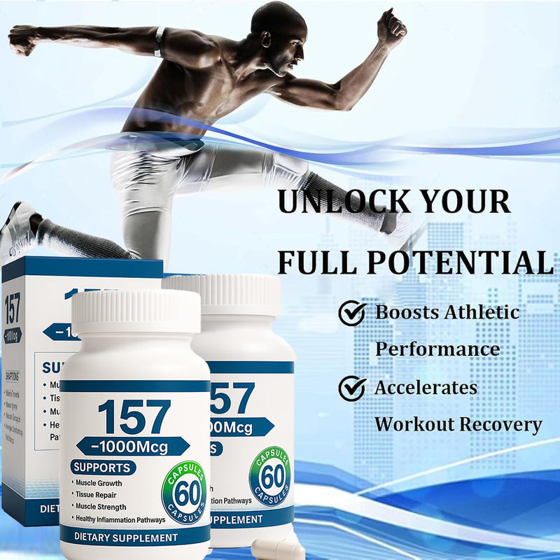 [Australia] - 157Capsules, 2 Bottles Non-GMO, Gluten Free, 1000mg 