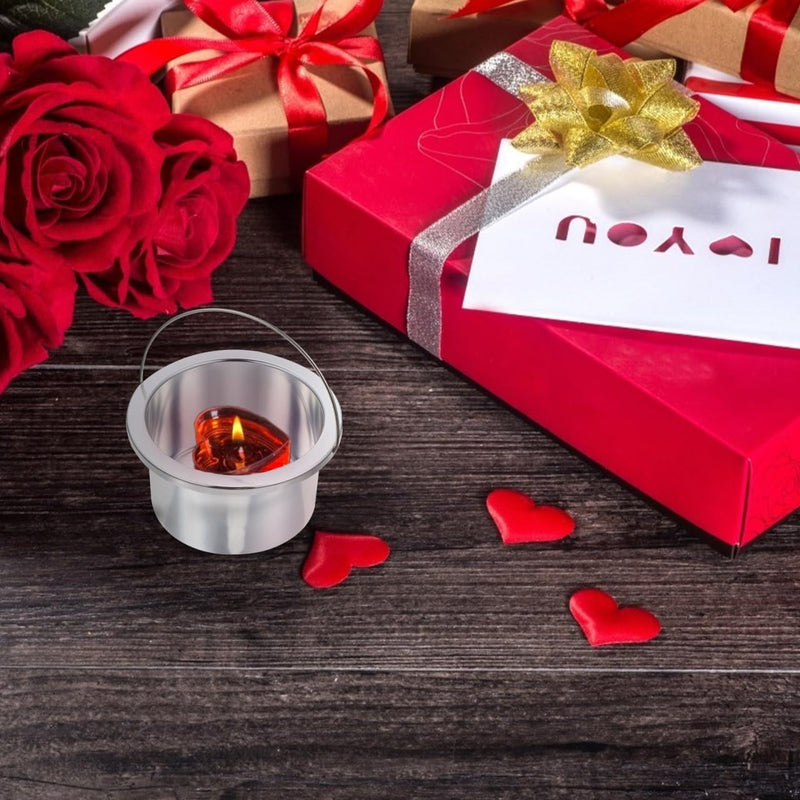 Wax Melter Inner Pot Aluminum Wax Warmer Replacement Bowl for Hair Removal 4.92 Inch Non-Stick Design with Ergonomic Handle for Easy Cleaning