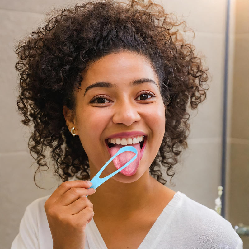 [Australia] - Tongue Scraper Cleaner PETA Approved Vegan Natural Eco Fiber Material 100% BPA Free Tongue Scrapers for Oral Care & Hygiene - 3 Count 