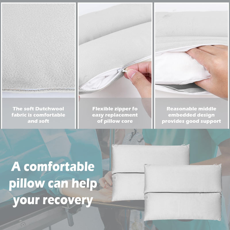 Comfortable Arm Rest Pillow for Better Sleep and Recovery Ideal Support for Swelling, Injury and Surgery Recovery Perfect for Side Sleepers(Light Gray) Light Gray