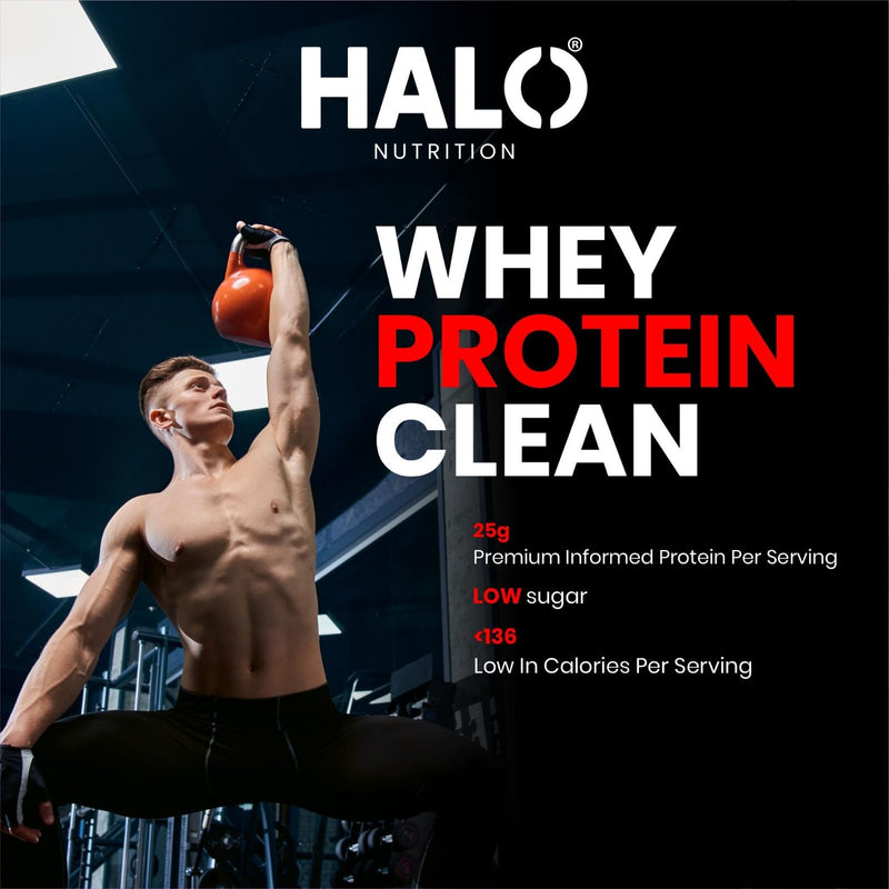 100% Whey Muscle Building and Recovery Protein Powder with Naturally Occurring Glutamine and Amino Acids, High in Protein,Strawberry, 30 Servings, UK Made- Halal