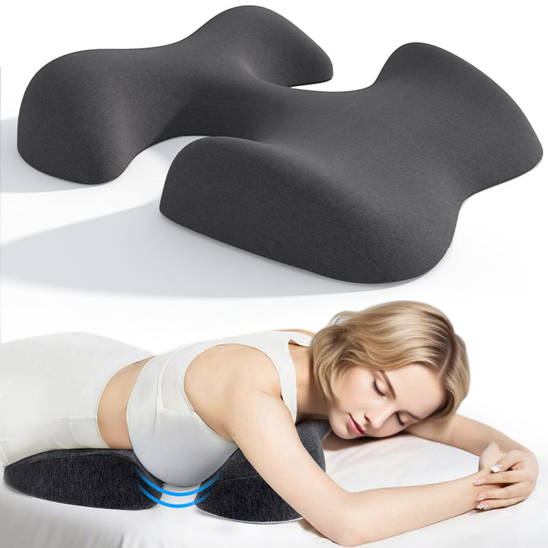 Light Gray Face Down Massage Pillow & Breast Pillow for Massage
