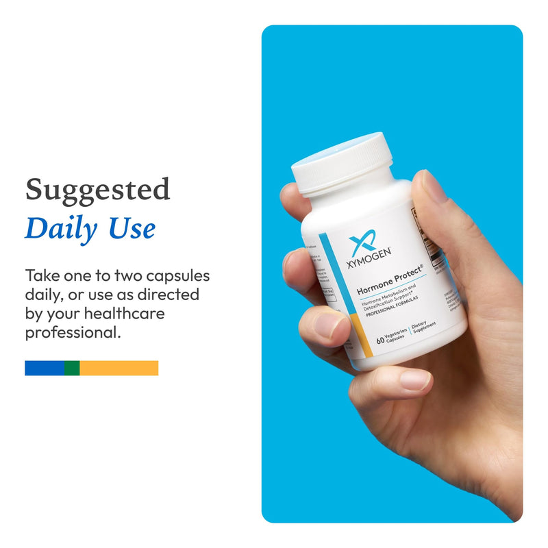 XYMOGEN Hormone Protect - Estrogen Metabolism Support - DIM & Broccoli, Kale, and Kolrabi Extract - Vegetarian, Non-GMO & Gluten Free - 60 Capsules | Estrogen Metabolism Support, DIM and Broccoli, Kale, and Kolrabi Extract, Vegetarian, Non-GMO, and Glu...
