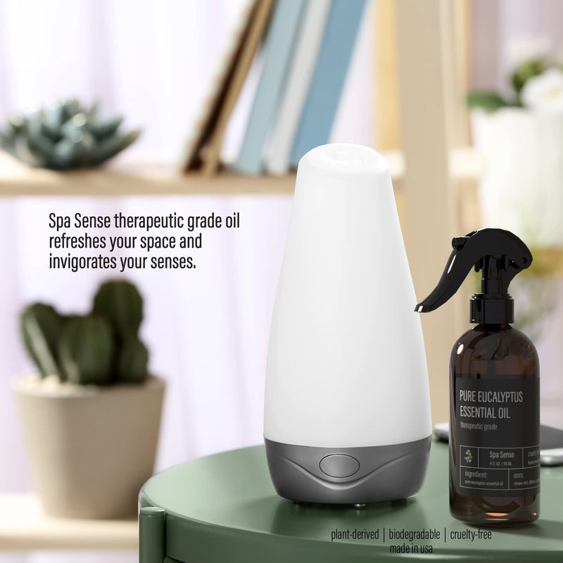 Spa Sense Pure Eucalyptus Oil Shower Mist and Steam Room Spray - Room Spray and Eucalyptus Spray for Shower - Premium Aromatherapy Eucalyptus Essential Oil Spray - 8 Ounce, 2 Pack 8 Fl Oz (Pack of 2)
