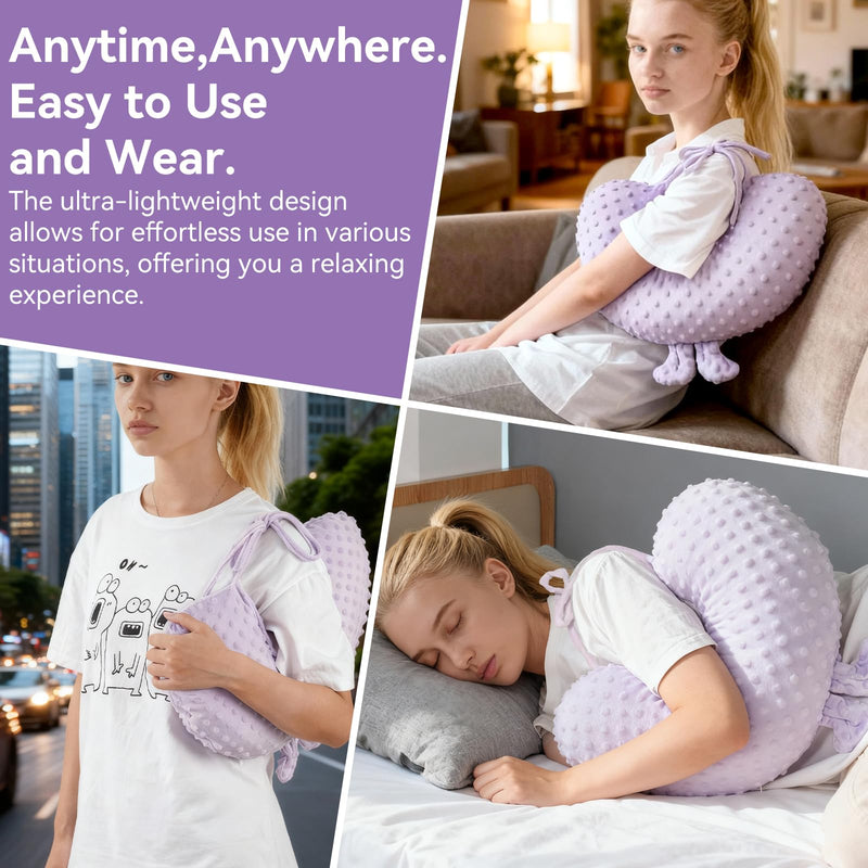 [Australia] - Post Mastectomy Pillow - Single-Sided Lightweight Post Surgery Pillow, Gentle Chest Protection for Sleep & Car Rides, Pillow for Mastectomy Recovery Support, Breast Pillow 
