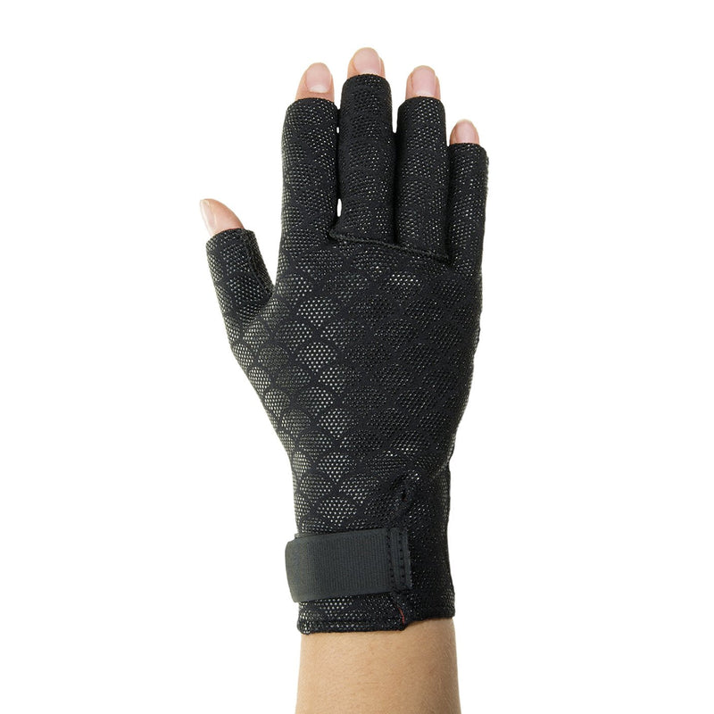Thermoskin Premium Arthritic Gloves, Pair, Black, Thermoskin Premium Arthritic Gloves Pair, Black, Relieves Arthritic Pain in Fingers and Hand, Size X-Small, (82199)
