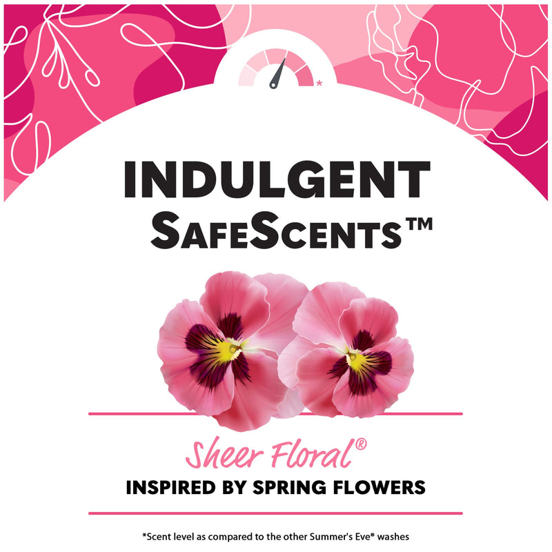 Summer’s Eve Sheer Floral Feminine Freshening Spray, Daily Intimate Deodorant, Neutralizes Odor, pH Balanced, Talc Free, Gentle Fresh Scent, 2 Ounce (Pack of 6)