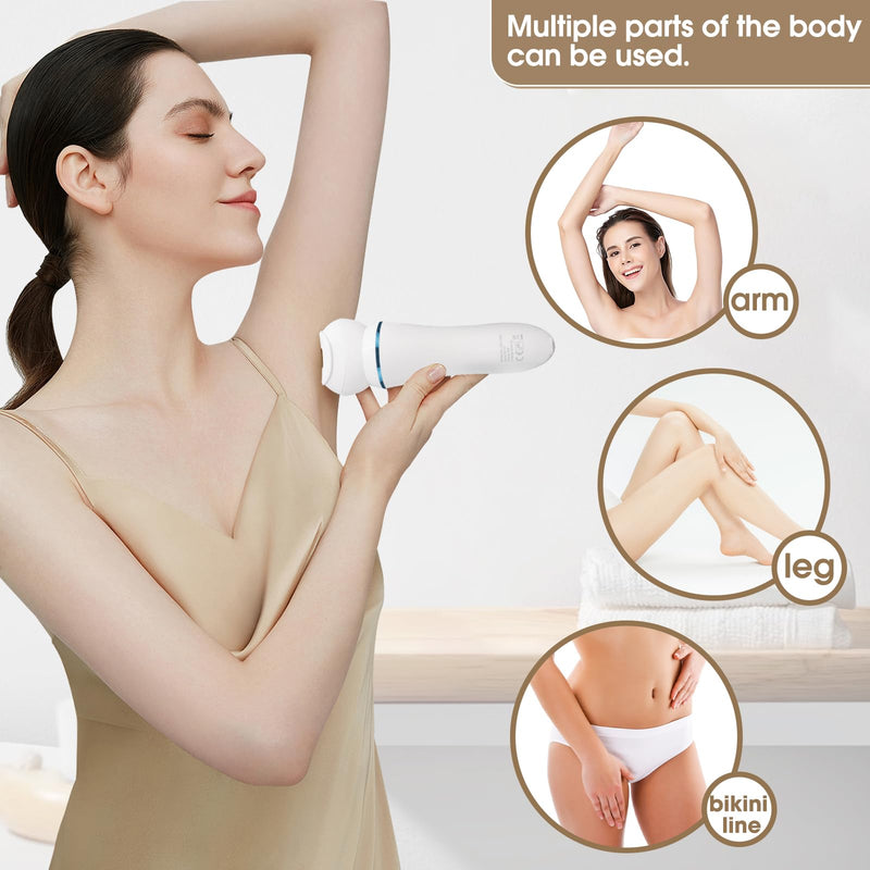 [Australia] - Electric Shaver - Razor - Trimmer for Women Grooming Kit: Women's 5-in-1 Hair Removal Device for Facial Hair Removal and Facial Cleansing & Foot Callus Remover 
