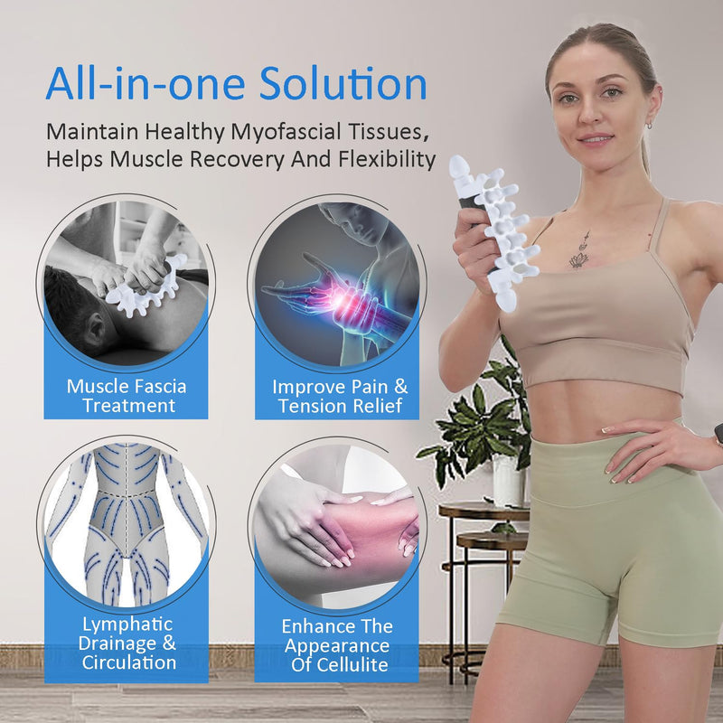 [Australia] - Fascia Massage Tool Myofascial Release Blaster Tools for Anti-Cellulite Skin Soothing Lymphatic Drainage Trigger Point Deep Tissue Neck,Shoulder,Lower Back,Psoas,Thighs,Butt & Full Body(Black) Black Small 