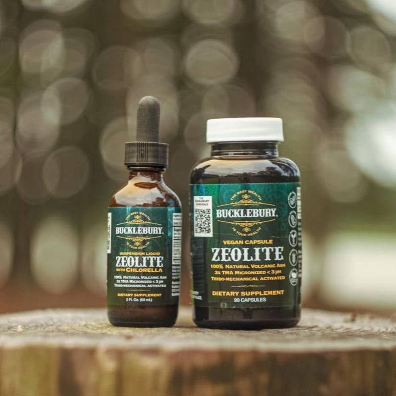 [Australia] - Zeolite Liquid Suspension w/Chlorella - Detox Support, Immune System and Digestive Tract Health Support for Kids and Adults (60 Servings) Zeolite Suspension Liquid with Chlorella 