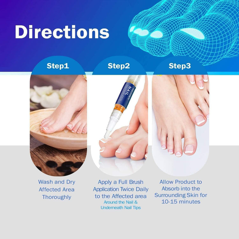 [Australia] - Nail Fungus Treatment Pen, Nail Fungus Treatment for Toenail Pen, Fungal Nail Repair Pen-4 pcs 0.13 Fl Oz (Pack of 4) 