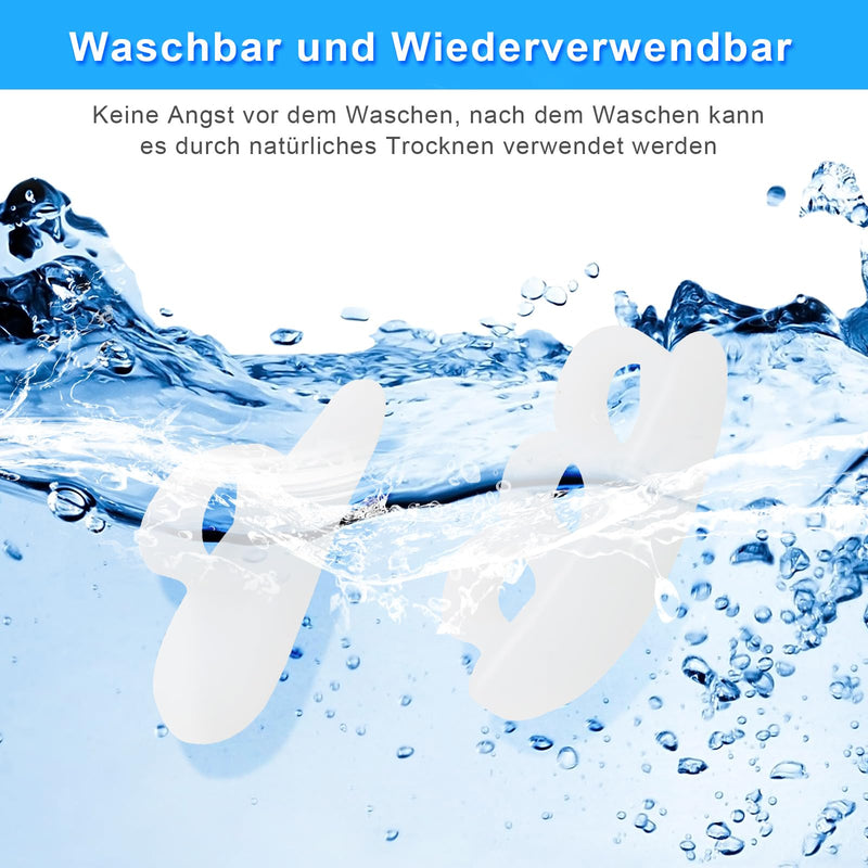 [Australia] - Scettar Silicone Hammer Toe Pads, 10 Pairs Hammer Toe Correction for Men/Women, Toe Protection Hammer Toe Pads for Pain Relief, Soft and Reusable Hammer Toe Correctors 