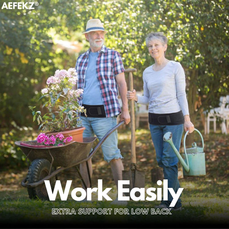 Si Belt for Women/Men, Pelvic Support Belt - Ideal for Sciatica, Lower Back Pain, Hyper Mobility, Postpartum Spd, Si Joint Dysfunction - Adjustable, Anti-slip, Breathable Design (Black)