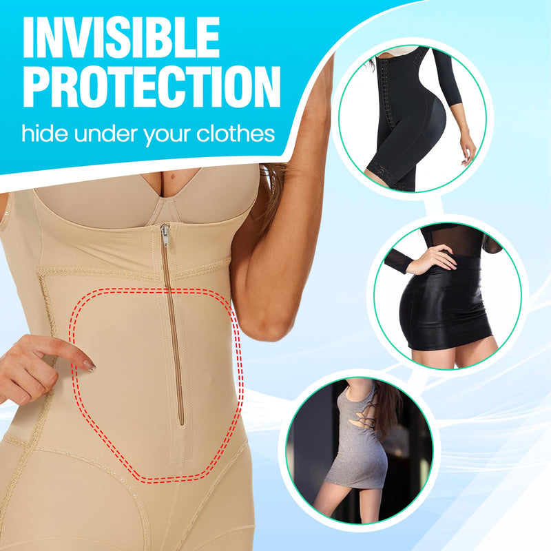 Ab Board Post Surgery Liposuction - Lipo Foam Ab Board, Lipo Abdominal Board Post Surgery, Abdominal Compression Lipo Board for Tummy Tuck, Tabla Para Fajas de Mujeres Abdomen (Black)