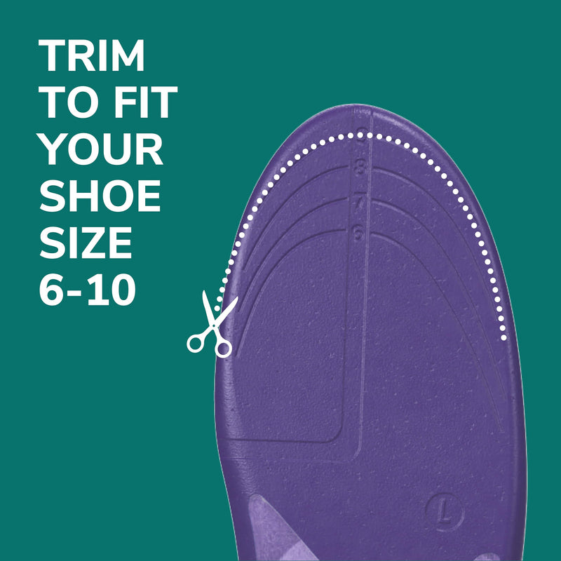 [Australia] - Dr. Scholl’s Prevent Pain Insoles for Women, Size 6-10, 1 Pair: The Only Proven Insole to Prevent Lower Body Pain - Arch Support Shoe Inserts for Women, Protect Against Lower Back, Knee and Foot Pain Shoe Insert Prevent Pain Women's 