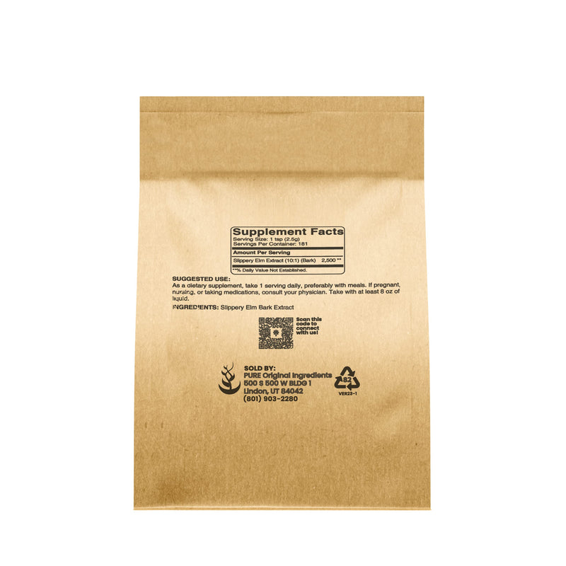 [Australia] - PURE ORIGINAL INGREDIENTS Slippery Elm Bark & Marshmallow Root Bundle, 1 lb Each, Fine Powders, Herbal Supplements 