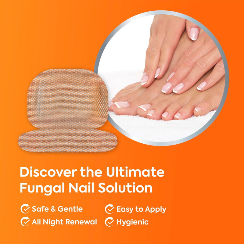 Toenail Fungus Treatment Extra Strength: Nail Fungus Treatment Patches for Toenail and Fingernails - 8-Hour Nighttime Renewal with 1% Tolnaftate - 32 Patches