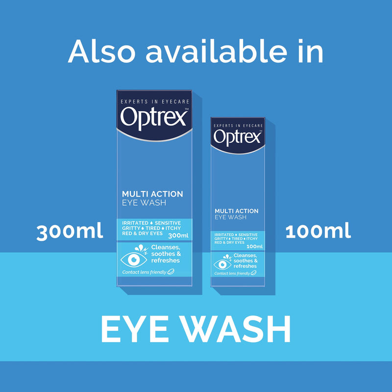 Optrex Multi-action Eye Wash 100ml Lavender 3.5 Fl Oz (Pack of 1)