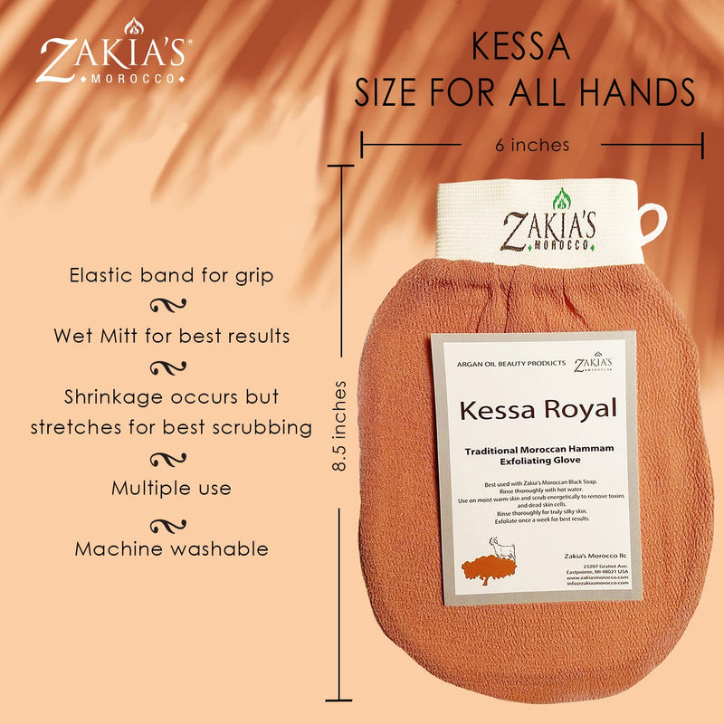 [Australia] - Original Kessa Exfoliating Glove - Lively Pink - Microdermabrasion Exfoliating Mitts, Removes unwanted dead skin, dirt and grime and Keratosis Pilaris. Great for spray tan removal. 1 unit 1 Count (Pack of 1) 