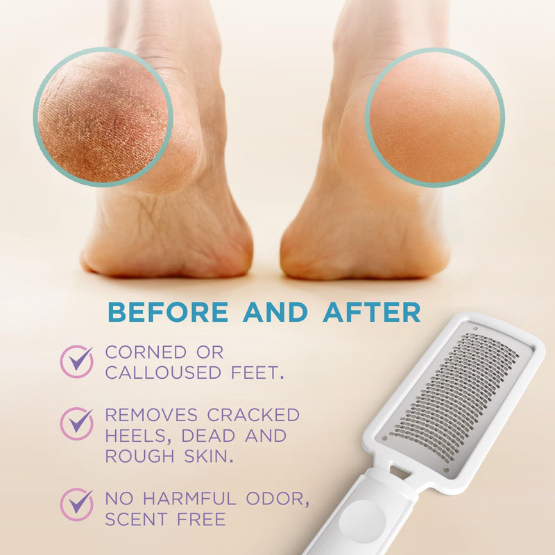 [Australia] - Lee Beauty Professional Callus Remover for Feet-Rasp Foot File Scrubber for Dead Skin Remover for Cracked Heels & Dry Skin-Sturdy Scraper Tool, Easy to Use & Clean-Pedicure Supplies for Smooth foot 
