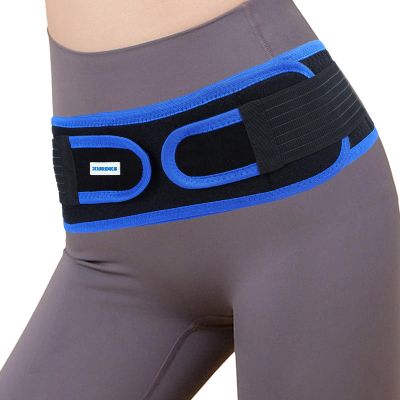 [Australia] - Sacroiliac SI Joint Hip Belt With 360¬∞Anti-slip strips for Men and Women Adjustable Pelvic Support and Lower Back Brace Belt for Sciatica,Pelvis,Lumbar & Nerve Pain Si Joint(Universal) Universal (Hip Size 26"- 44") 