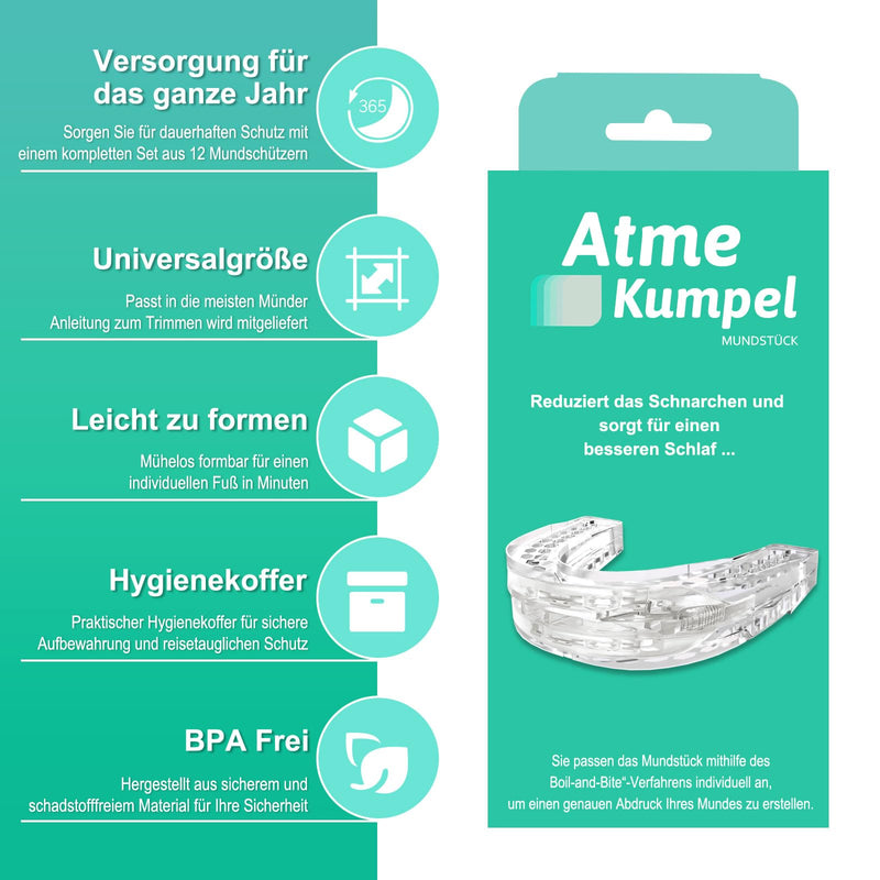 [Australia] - Anti-snoring splint, effective solutions for quiet nights and relaxed snoring, adjustable anti-snoring snoring-free stopper, snoring stopper against teeth grinding 