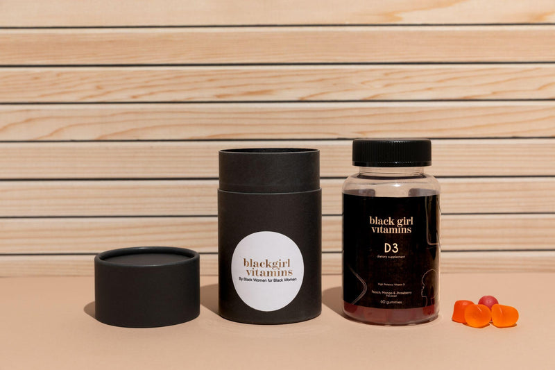 [Australia] - Black Girl Vitamins - Vitamin D3 Gummies, for Immune, Energy, and Bone Support, 2000IU (50mcg) Vitamin D per Serving, Gluten-Free Vitamin D Gummies 30 Day Supply 